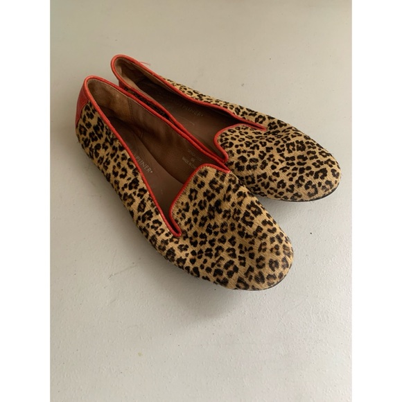 Donald J Pliner Leopard Print Calf Hair Loafers Women’s Siz 6